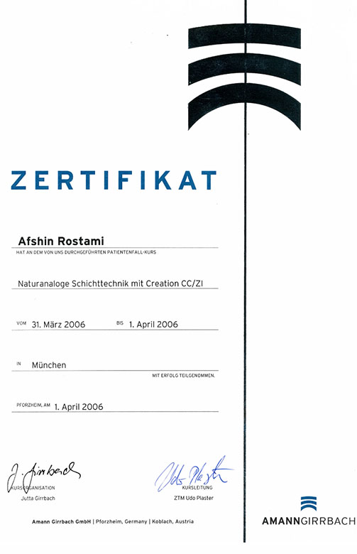 Zahntechnikmeister Afshin Rostami - Zahnersatz München - Pearl Dental