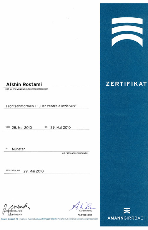 ZTM Afshin Rostami - Pearl Dental - Zahntechnik München
